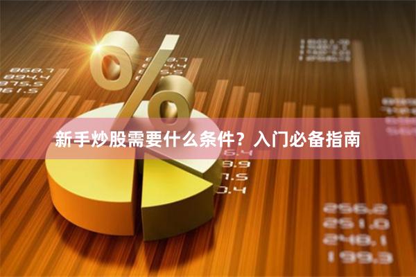 新手炒股需要什么条件？入门必备指南