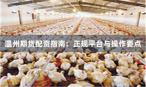 温州期货配资指南：正规平台与操作要点